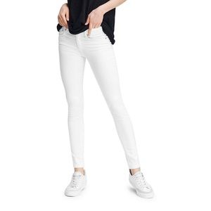 Rag and Bone WHITE Mid-rise skinny CATE